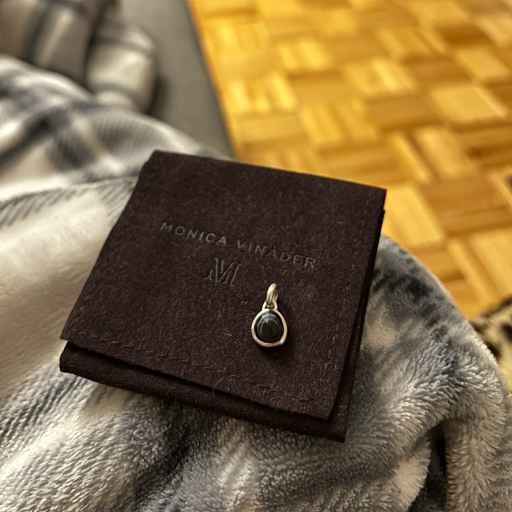 Monica Vinader Siren Silver Mini Bezel Pendant